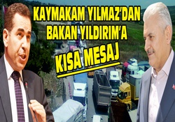 Aliağadan Bakan Yıldırım'a Kısa Mesaj