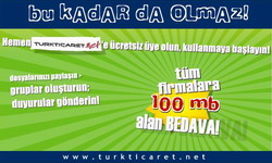 Turkticaret. Net’ten 100mb