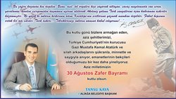 Zafer Bayramı Kutlu Olsun