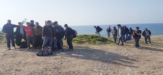 İzmir’de Yurt Dışına Kaçmaya Çalışan 172 Göçmen Yakalandı