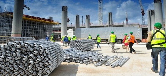 İnşaat Faaliyetleri Mevsimsellikle Beraber Yavaşladı