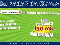 Turkticaret. Net’ten 100mb