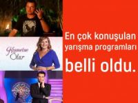 En çok konuşulan yarışma programları belli oldu …