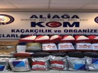 Aliağa’da 300 Kilo Kaçak Tütün Ele Geçirildi